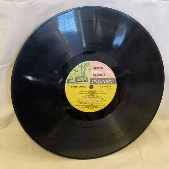 Trini Lopez Trini Lopez At PJ's (Vinyl, 1963) Reprise RS-6093 Good LP Record - Picture 8 of 12